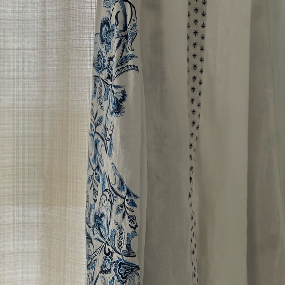 Joie- White and Blue Long Sleeve Dress- Medium- NEW - Picture 5 of 9